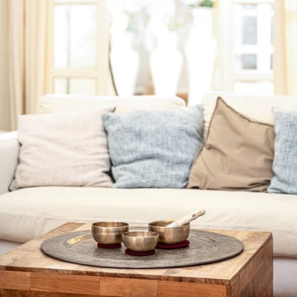 3 Cuenco Tibetano Meinl Cosmos 800g para Meditación Profunda y Sonoterapia