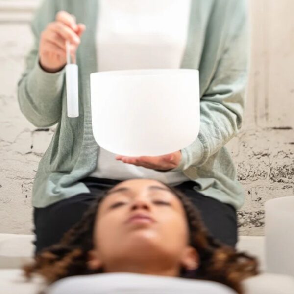 Cuenco de Cuarzo Meinl Sonic Energy - Frecuencia SI (B) - 8 pulgadas (Para Chakra Corona)